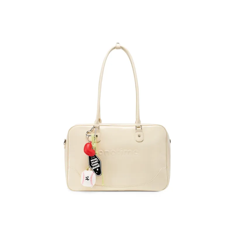 ONE TIME Synthetic Leather Shoulder Bag Regular Women's Multicolor-9