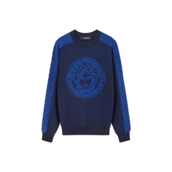 VERSACE Logo Printed Sweater
