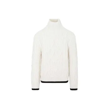 DIOR Quarterly New Products Cashmere Sweaters Men White
