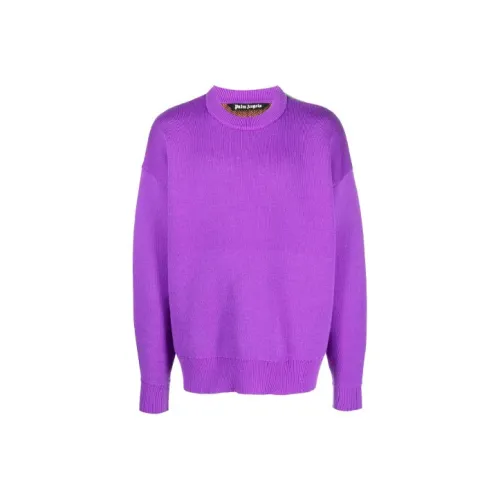 PALM ANGELS Palm Tree Intarsia Knit Crewneck Jumper