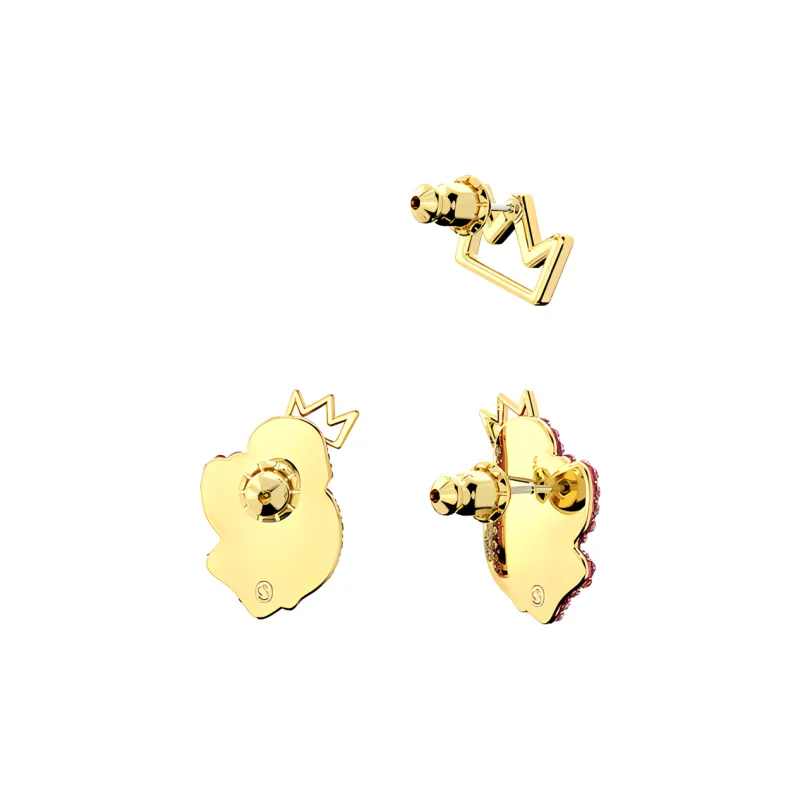 Swarovski Swan Stud Earrings Women's-3