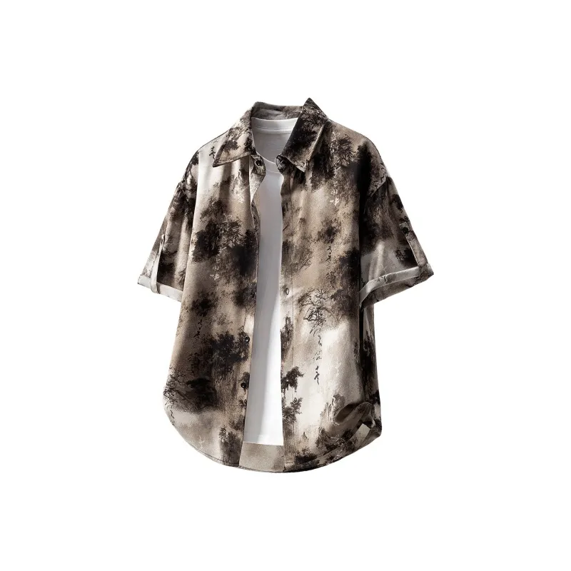 LUYUSHANYU Shirt Matching Set Unisex-4