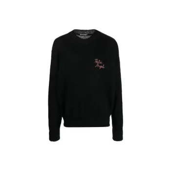 PALM ANGELS Logo Intarsia Crewneck Jumper