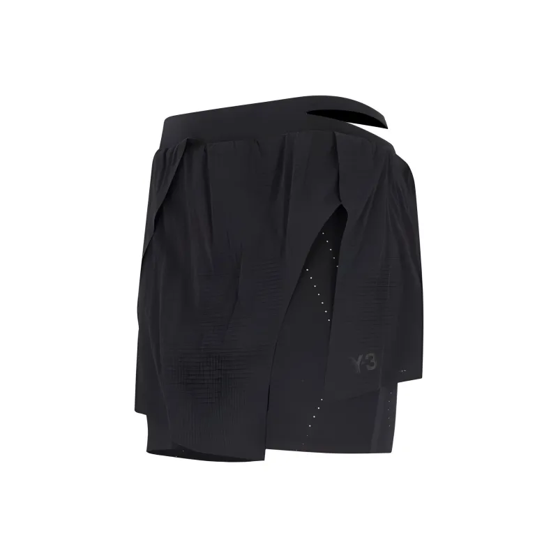 Y 3 Logo printed Mesh Skort-2
