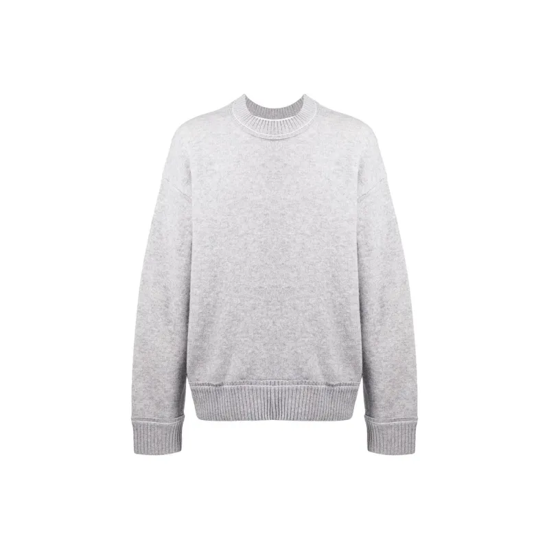 Sacai Cashmere Sweaters Men Gray-0