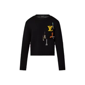 LOUIS VUITTON Sweater Men's Black