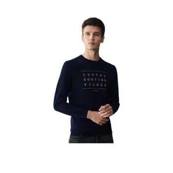 JODOLL Sweaters Men Navy Blue