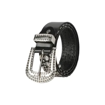 15 MINS PU Leather Belts Women's Width 3.6CM