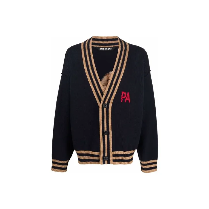 PALM ANGELS Bear motif Cardigan-0