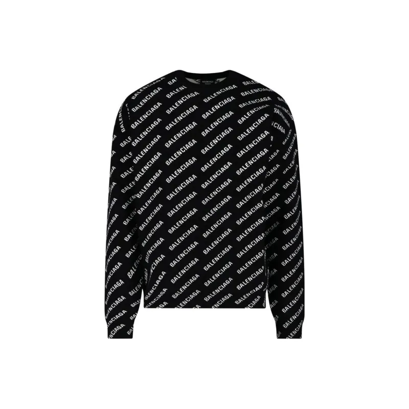 Balenciaga All Over Crewneck-0
