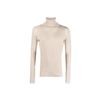 OFF WHITE Helvet Ribbed Long Sleeved Jumper