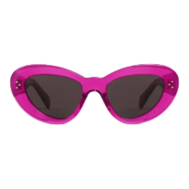 CELINE Acetate Cat Eye Sunglasses Women's Multicolor-6