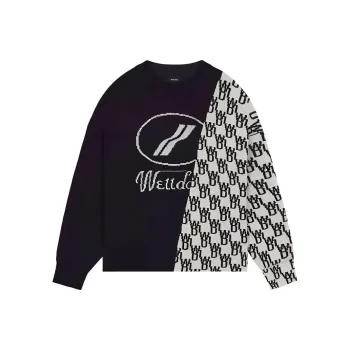 WE11DONE WD1 Graphic Mix Logo Sweater