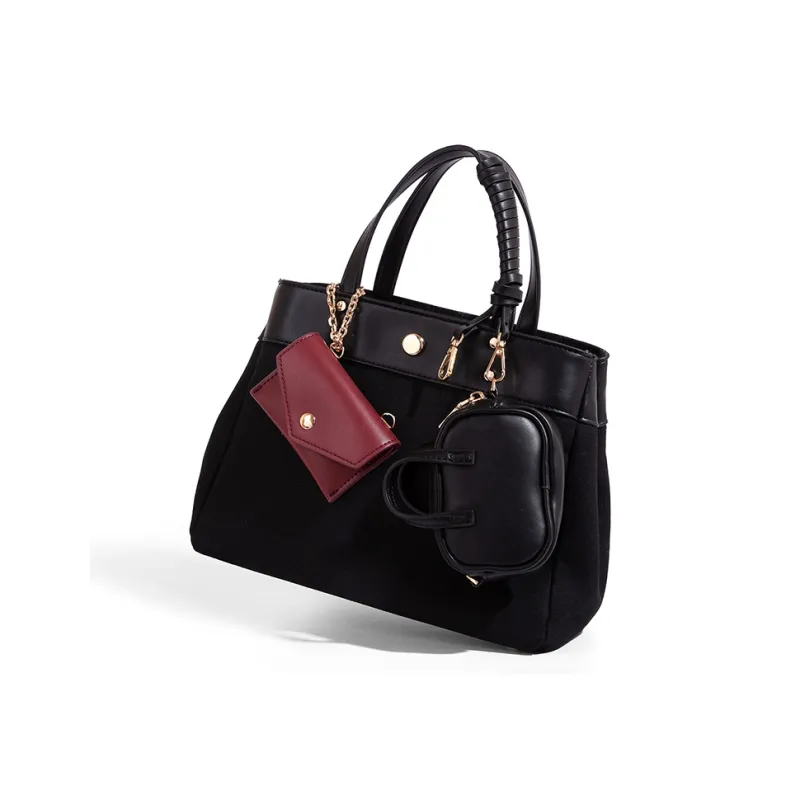 Vigno Canvas Handbag, One Shoulder, Crossbody Bag Women's Multicolor-15