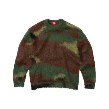 Supreme Junya Watanabe Cdg Man Brushed Camo Sweater