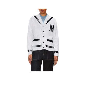 KENZO Sweaters Men Gray White
