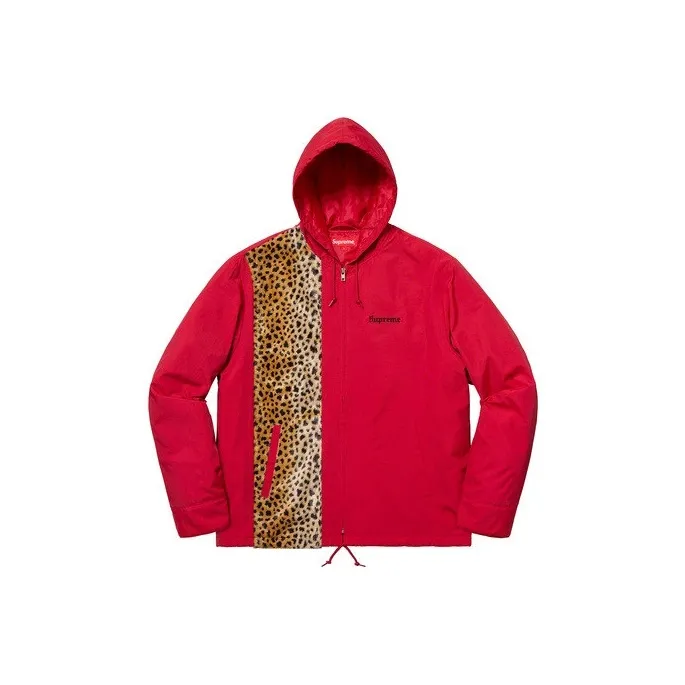 Supreme Cheetah Hooded Station Jacket-0
