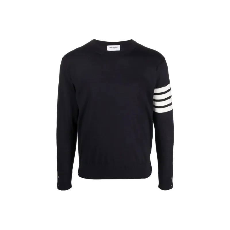 THOM BROWNE 4 Bar Crewneck Pullover-0