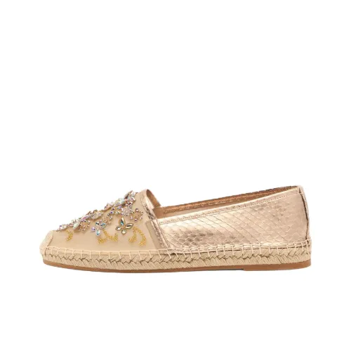 RENE CAOVILLA Eden Espadrilles Women's Gold
