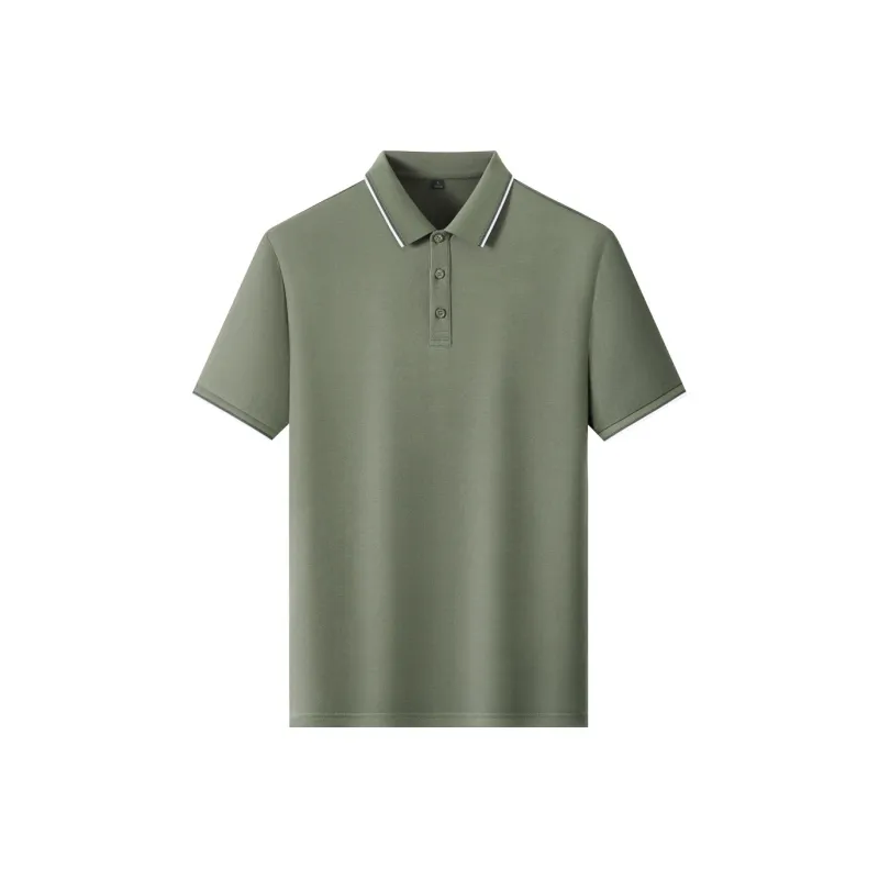H YXIANG Polo Shirts Men-15
