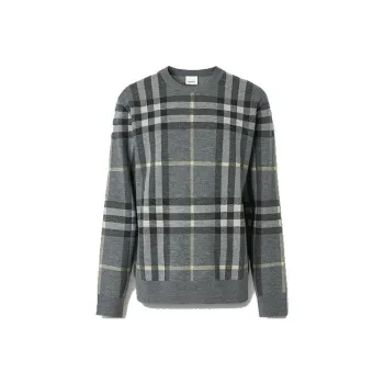 Burberry SS22 Sweater Men's Seal Gray