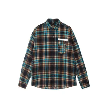 A Chock Shirt Unisex Brown Blue