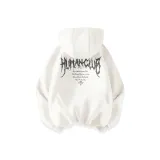 White (Distressed Font Back Logo)