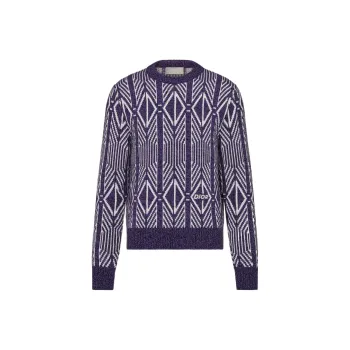 DIOR Sweaters Men Purple
