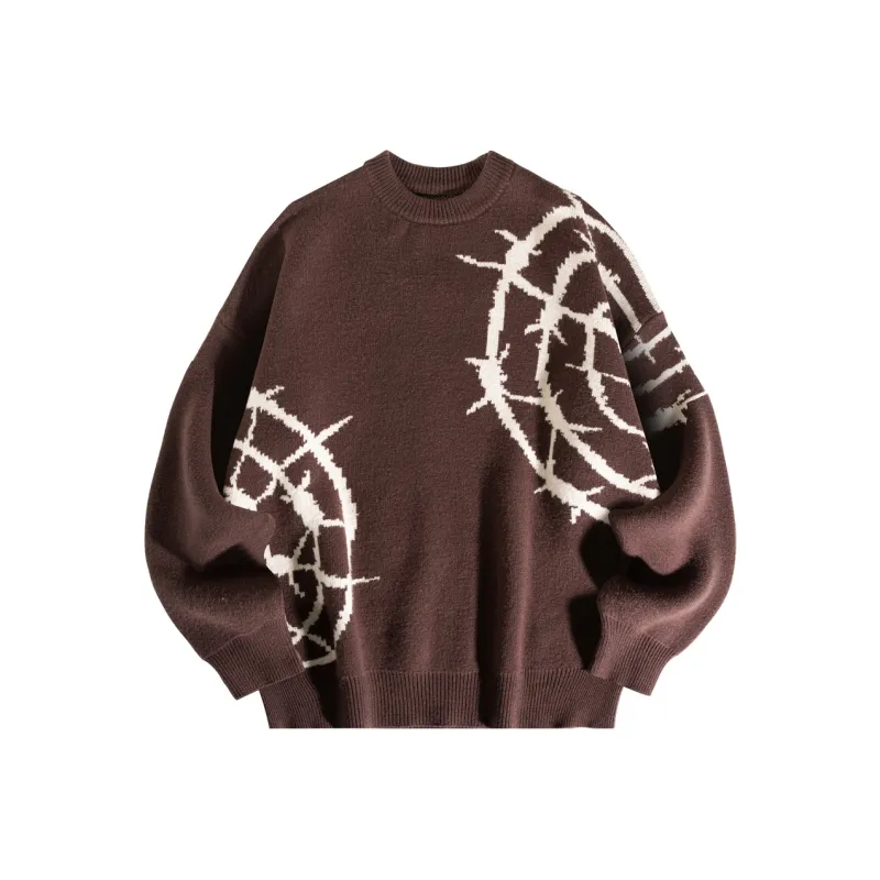 F.K.V.A Loose Fit Sweater Spring Autumn And Winter Unisex-5