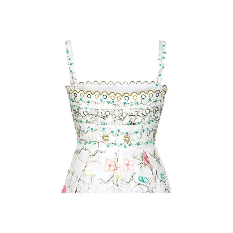 ELIE SAAB Floral embroidered Maxi Dress-3