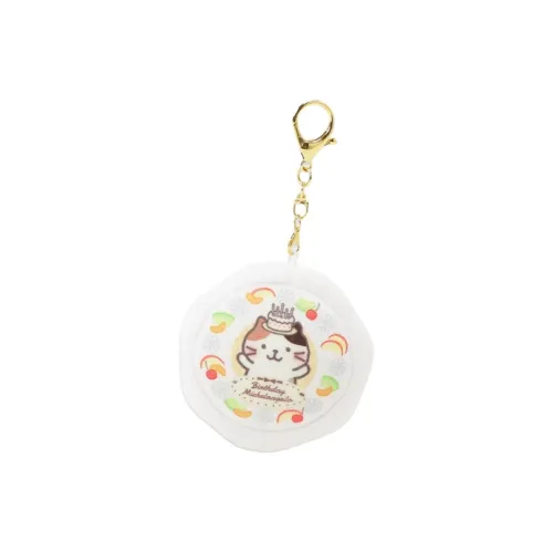 HAPINS 치즈 캣 케익 키체인 인형 플러시 펜던트 15cm 높이
