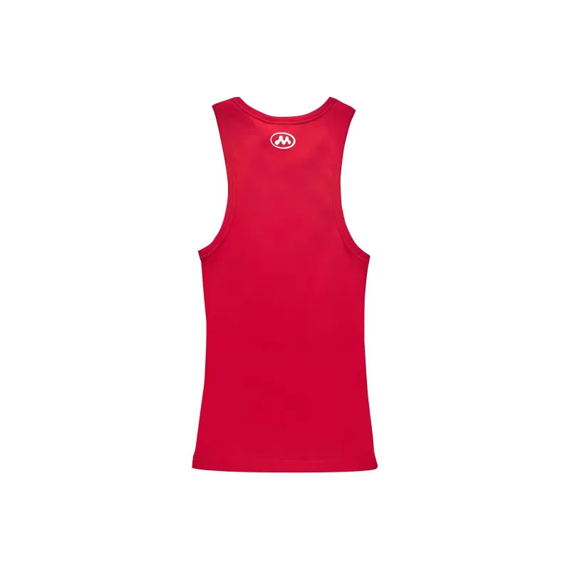 Mowalola Maxine Tank 'Red'-1