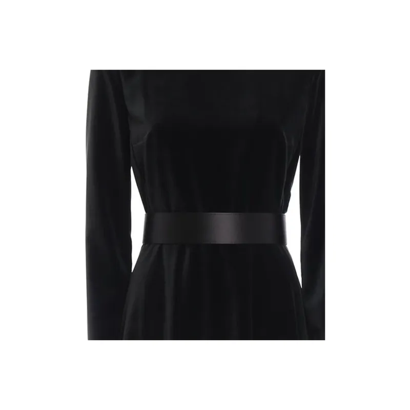 MaxMara Long Sleeved Dresses Women's Black-6
