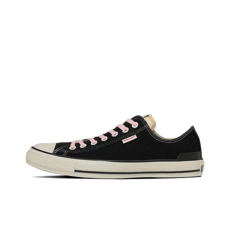 BREAKFAST CLUB x Converse Anti Slip Wear Resistant Low Top Canvas Shoes Unisex Black-0