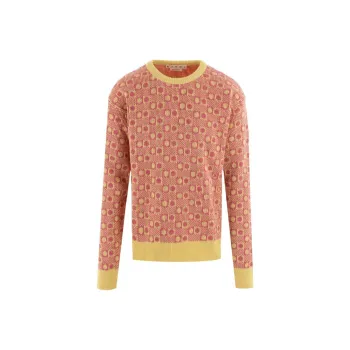 MARNI Sweater Men's Yellow Pink