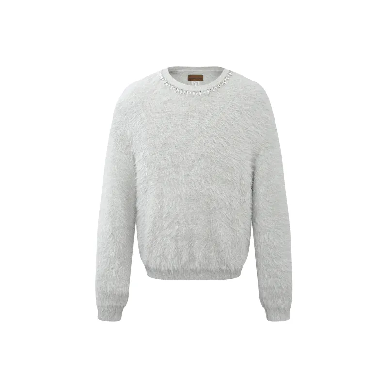 BIRTH OF ROYAL CHILD FW24 Sweater Unisex Light Gray-0