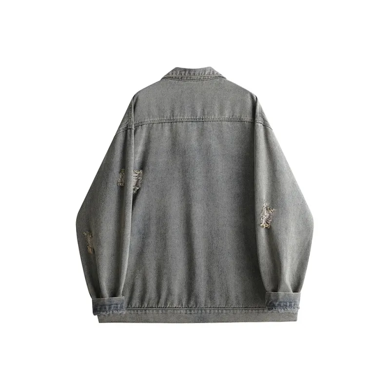 WARNING LIGHT Denim Jacket Unisex-1