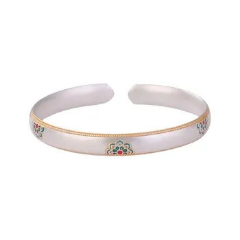 VIVIWELL Copper Sculpture Bangles Women's