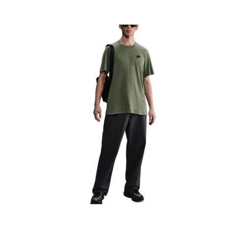 Nike T Sweatpants shirts Men Olive Green