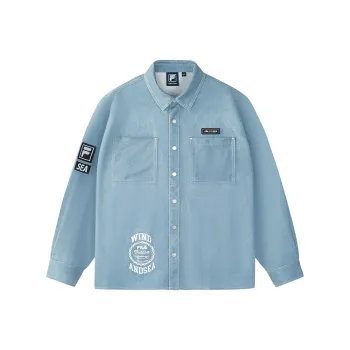 FILA FUSION Shirt Unisex Comfort Blue