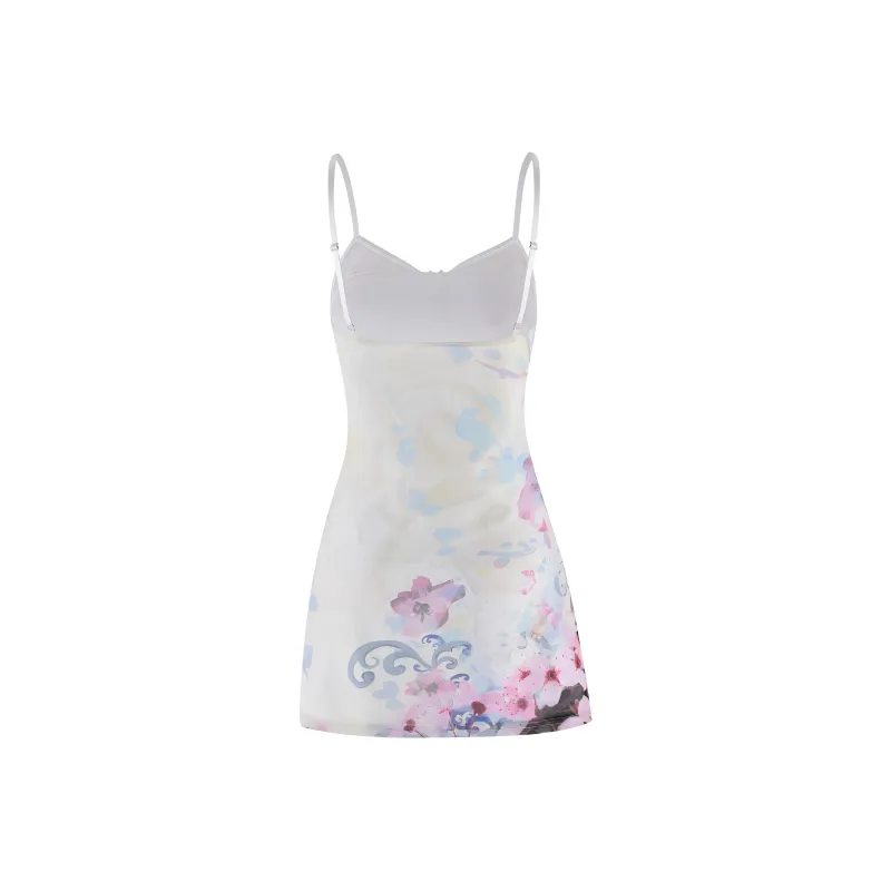 Tiger Mist COLSON MESH MINI DRESS Slip Dresses Women's Multicolor-1