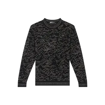 ANDREW MACKENZIE Sweater Men's Black Gold