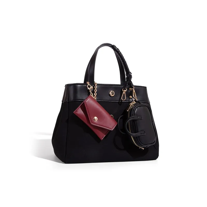Vigno Canvas Handbag, One Shoulder, Crossbody Bag Women's Multicolor-16