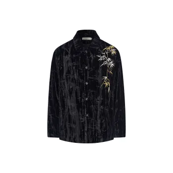 CNEW Subtle Texture Velour Coat Unisex