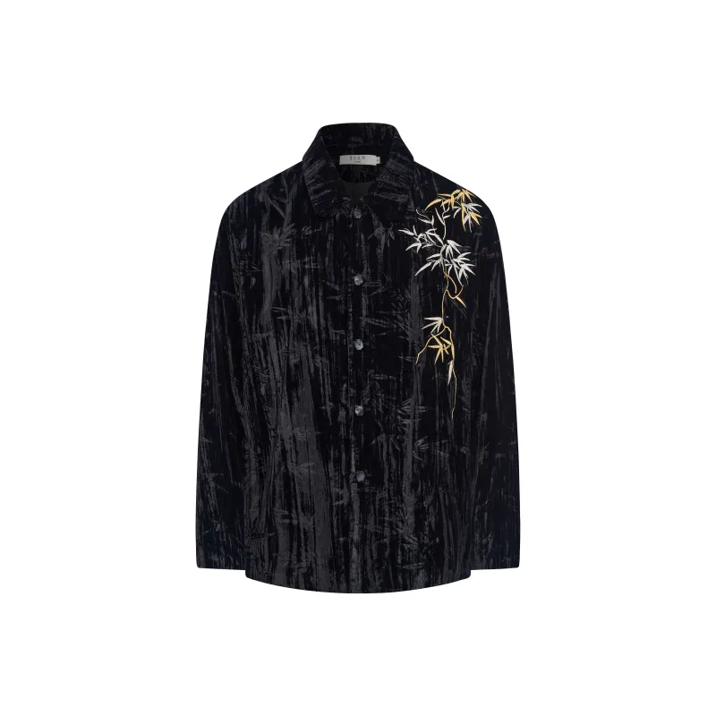 CNEW Subtle Texture Velour Coat Unisex-0