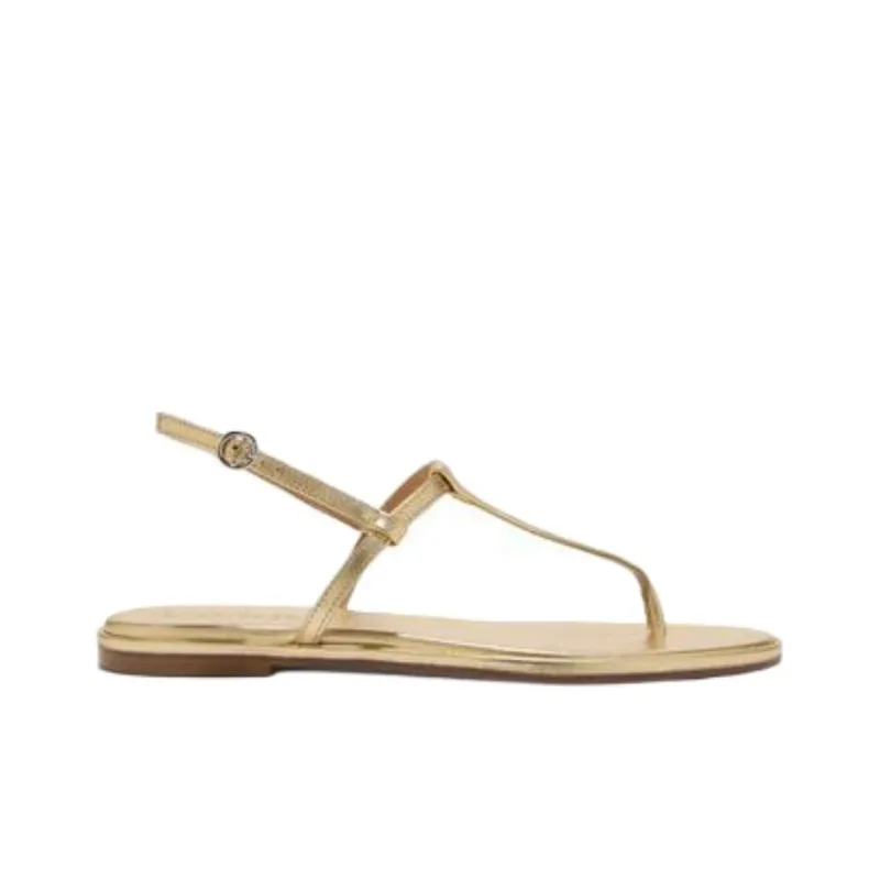Aeyde Nala One Strap Sandals Women's Gold-1