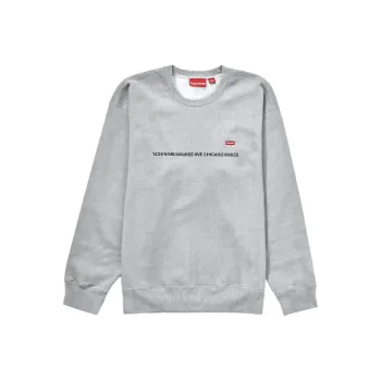 Supreme Small Box Crewneck Chicago Shop Exclusive