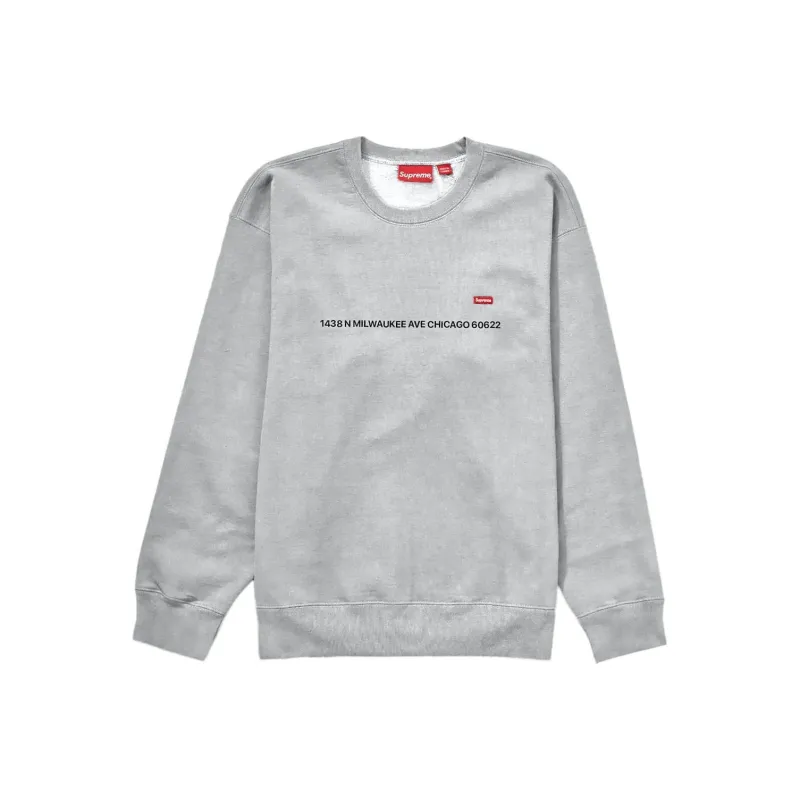 Supreme Small Box Crewneck Chicago Shop Exclusive-0