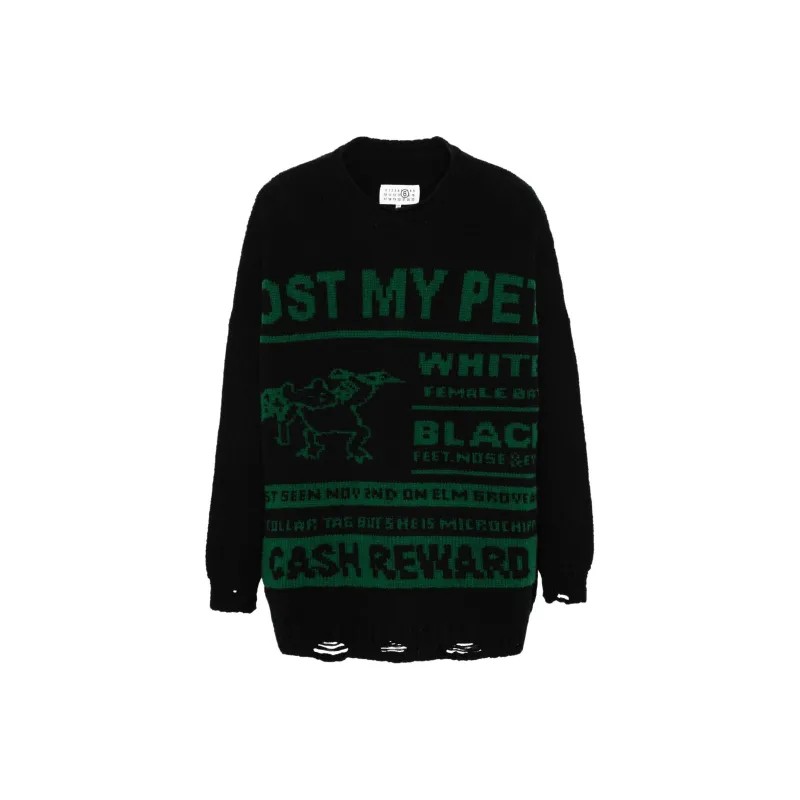 MM6 Maison Margiela Jacquard Sweater-0