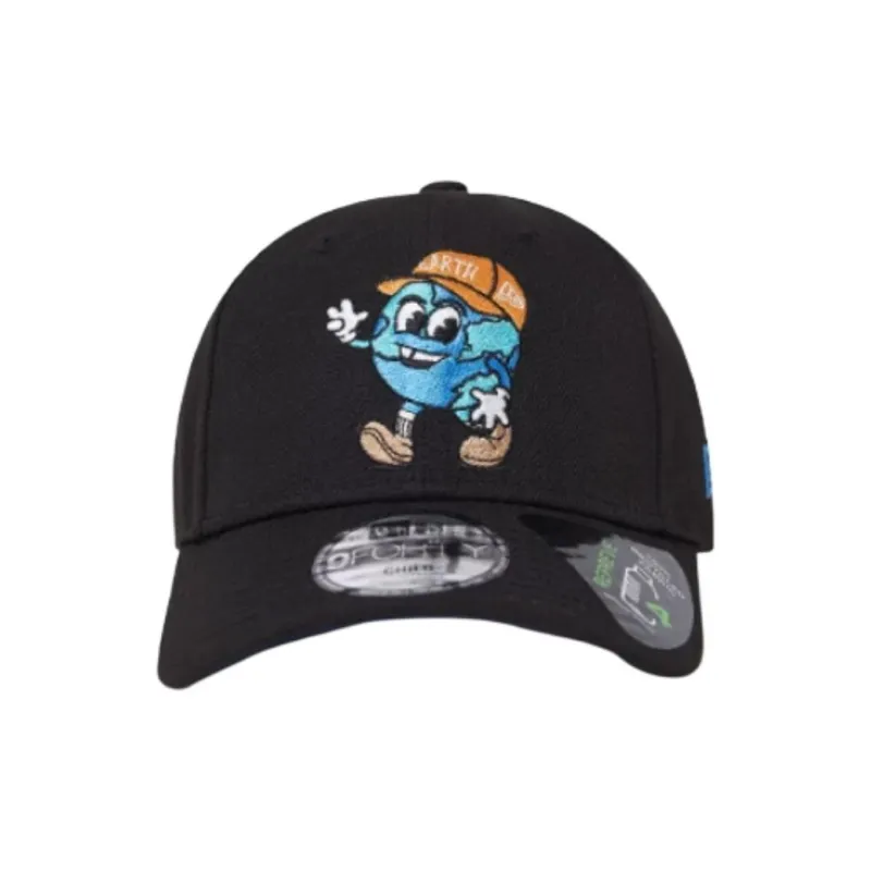 New Era Polyester Baseball Caps Kids' Black-1